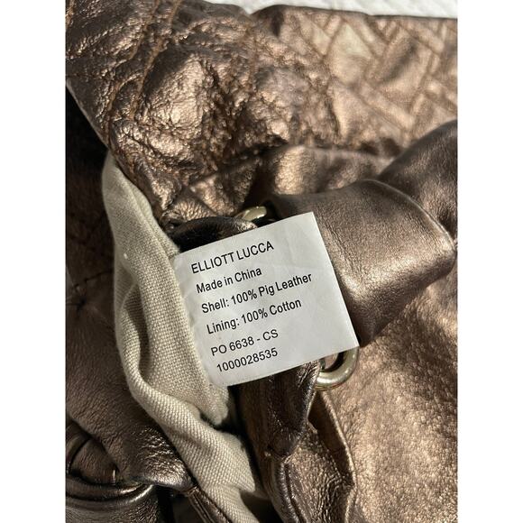 Elliott Lucca Copper Shoulder Bag Neila Purse Handbag 104266 MSRP $268 Elliot - Picture 6 of 16